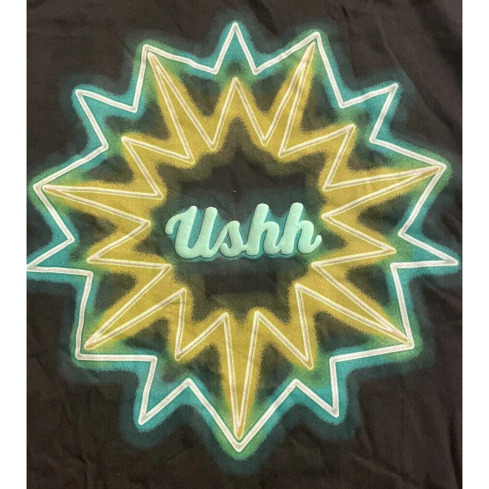 Usher Neon Caesar’s Palace Las Vegas Merch Black Tshirt Unisex Size XL